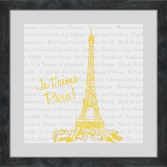 2 Pc. Live Love Travel Foiled Eiffel Tower/Big Ben Wall Hanging Set - Picture 4 of 6